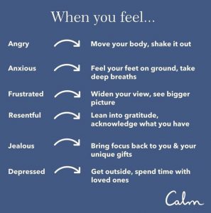 what to do when feeling stuff
